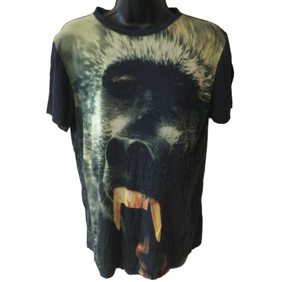 rare Christopher Kane Shirt size Small S SM BABOON Ape Collection King Kong - Picture 1 of 5